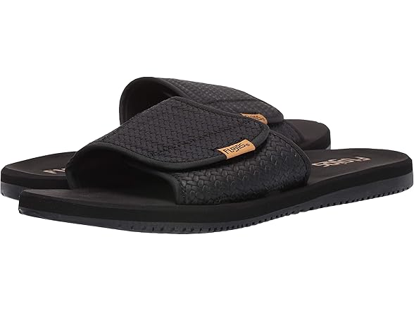 FLOJOS Men's Duke Flip-Flop, Black 8