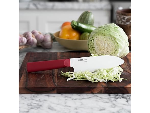 Kyocera 3-PC INNOVATIONwhite Red/White Ceramic Knife Set