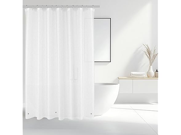HOUSEWELL Starry Glitter Shower Curtain Liner
