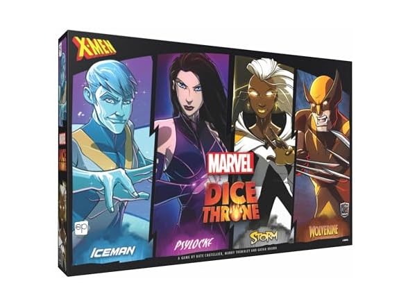 USAOPOLY Marvel X-Men Dice Throne Box 1, 4 Hero Box