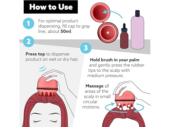 Wet Brush Exfoliating Scalp Massager