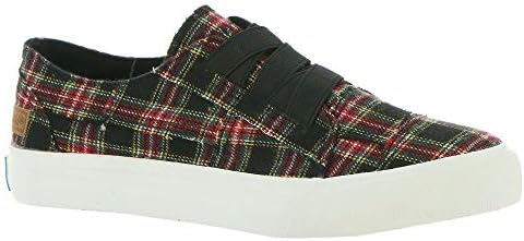 Blowfish Marley Women's Shoes Black Scottish Plaid Size 10