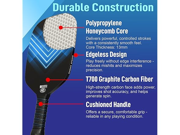 Kasaca Carbon Fiber Pickleball Paddle