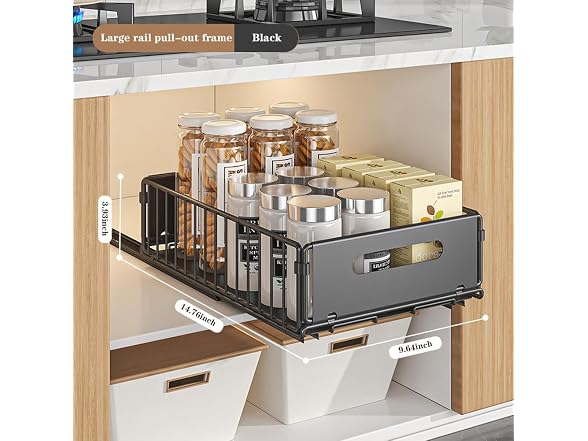 dainslef Pull Out Cabinet Organizer