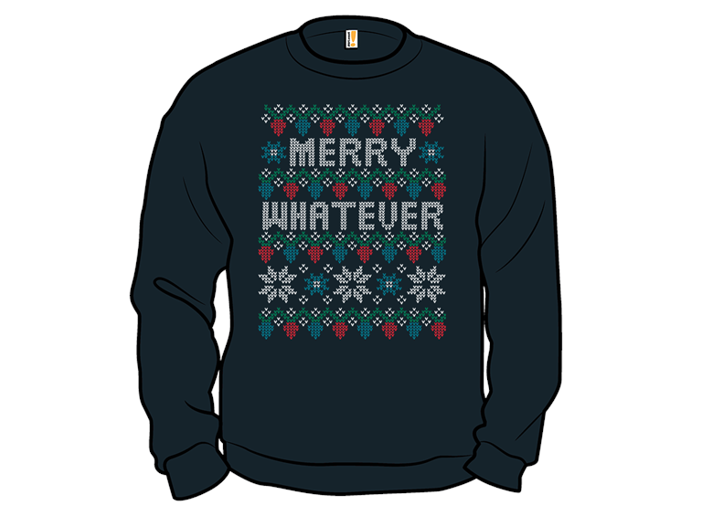 Ugly Holiday Sweater 2016Crewneck Sweatshirt