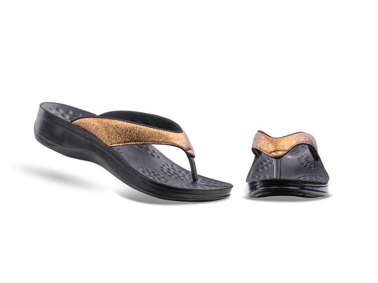 AEROTHOTIC Women's Orthotic Comfort Sandal Sequin (Size 6)
