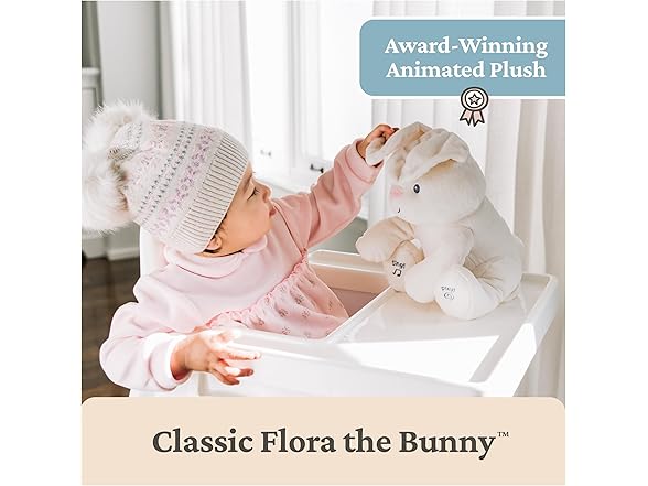 GUND Baby Peek-a-Boo Flora Bunny Plush