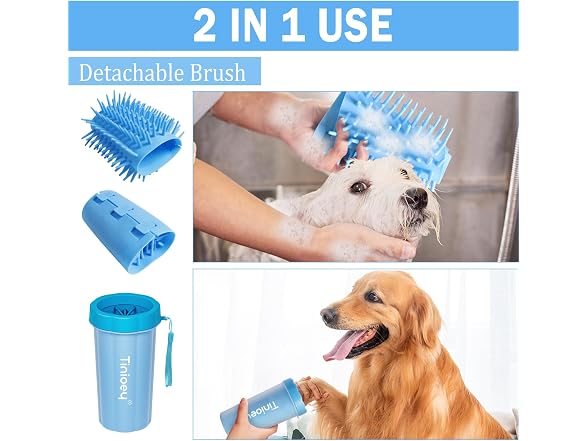 Tinioey Dog Paw Cleaner for Large Dogs, Dog Paw
