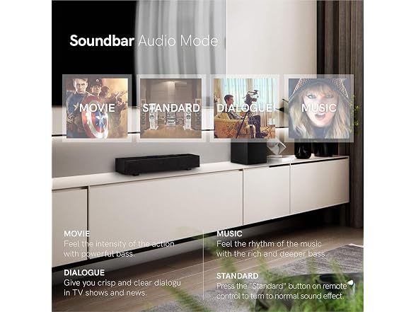 Atune Analog 2.1 BT Soundbar + Wireless Sub
