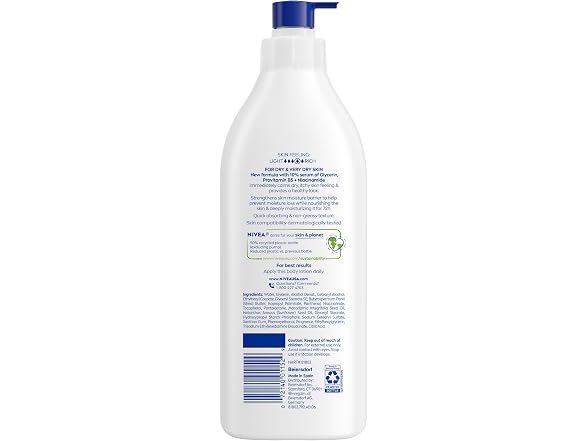 NIVEA Intense Healing Body Lotion 72-Hour