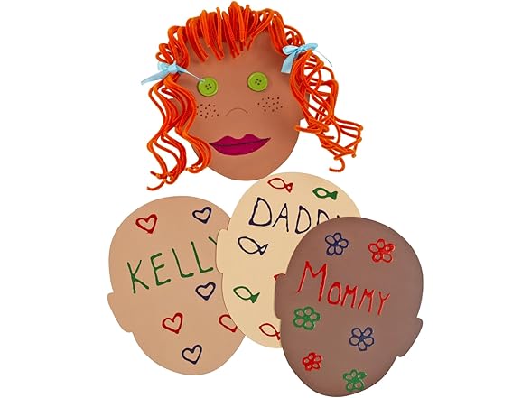 Colorations Colors Like Me Faces, Set of 24