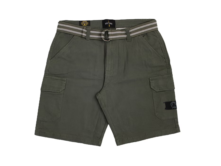 Bay York Men's Adventure Cargo Short with Belt