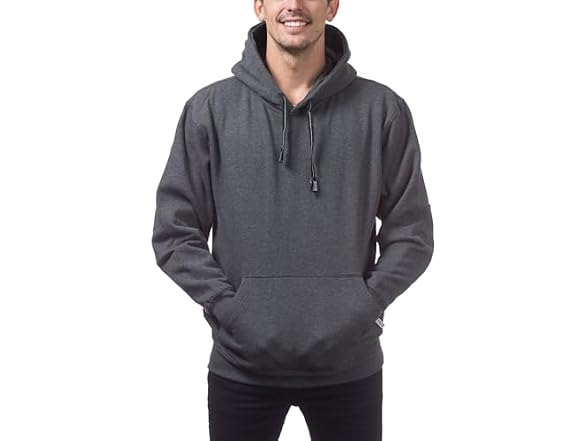 Pro Club Men (5XL) Heavyweight Hoodie Charcoal