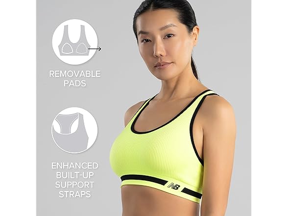 New Balance Sports Bra (XL) White