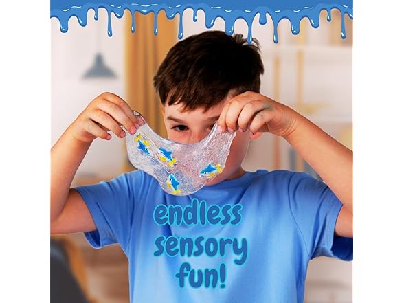 Aqua Endless Summer Shark Attack DIY Slime Kit 