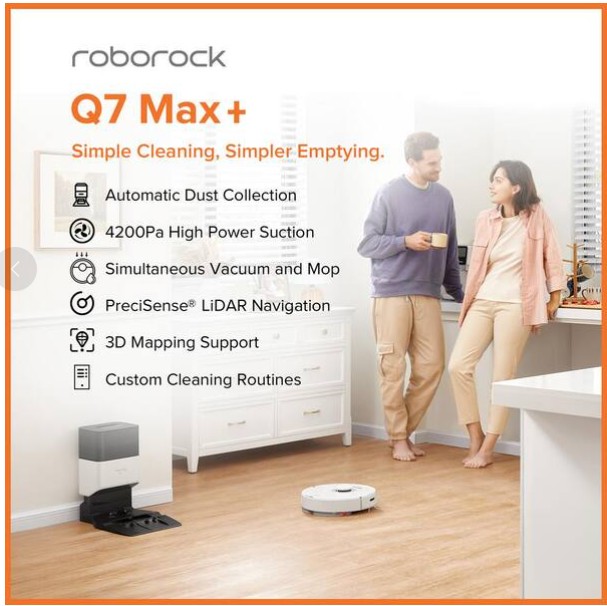 roborock Q7 Max Plus Robotic Vacuum and Mop - Gallery 11
