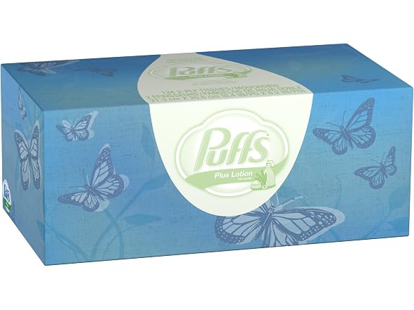 Puffs Plus LotionFacial Tissues; 6 Fami