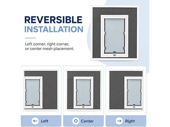 Screen Cat & Dog Doors | Single Flap | Under