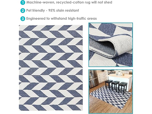 Sunnydaze Indoor Area Rug - 5' x 7' 8"