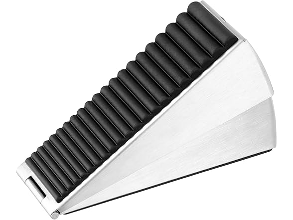 QWORK Adjustable Door Stopper Steel