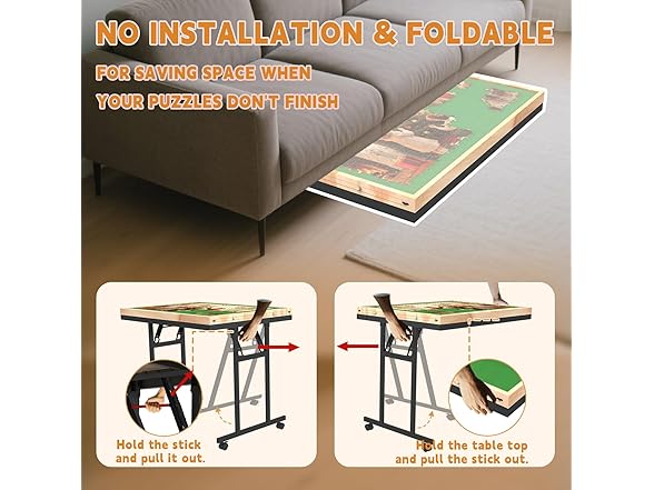 1500 Pieces Puzzle Table