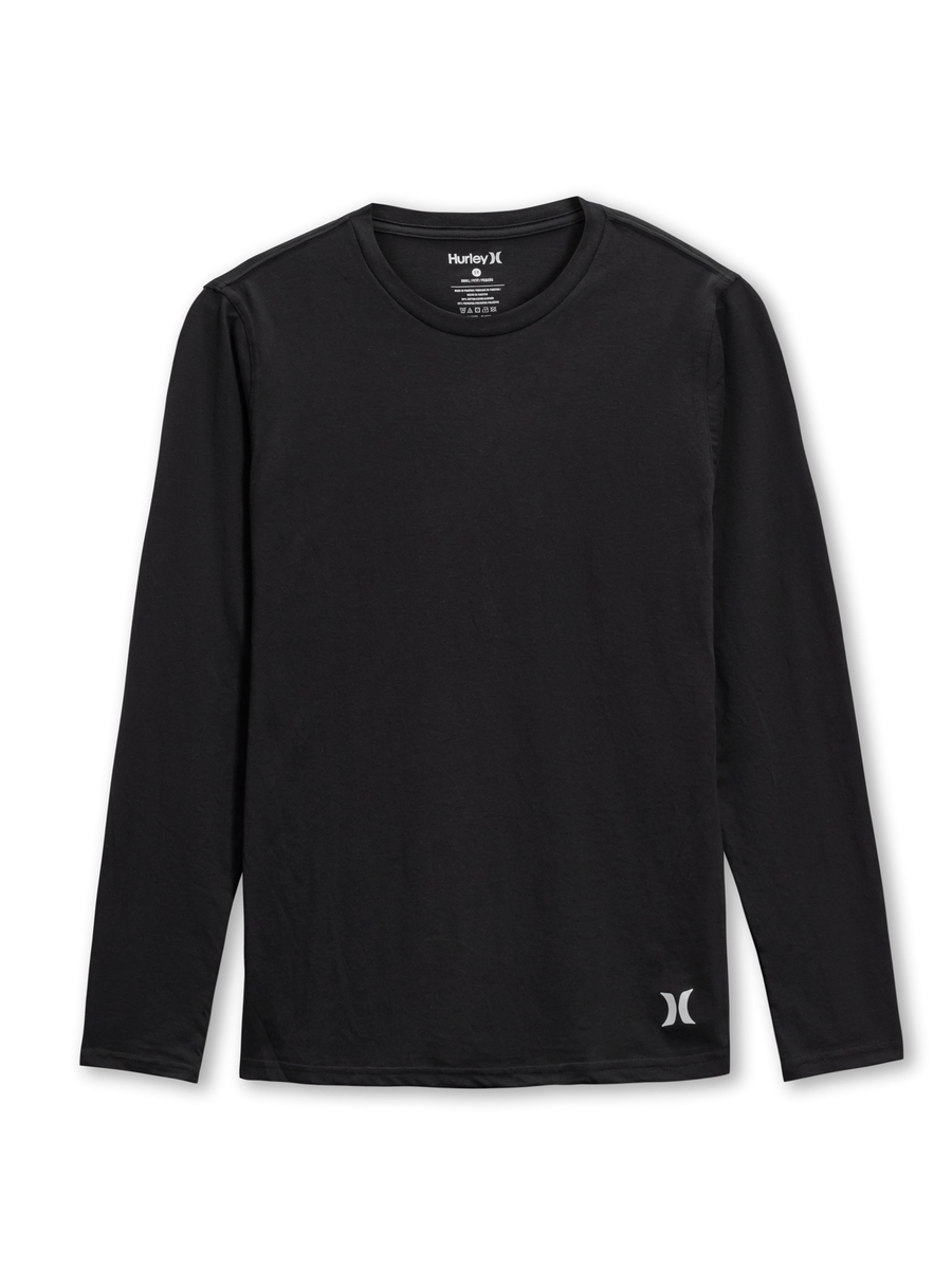 Hurley Men's LS Crew Neck Lounge Tee - Gallery 5