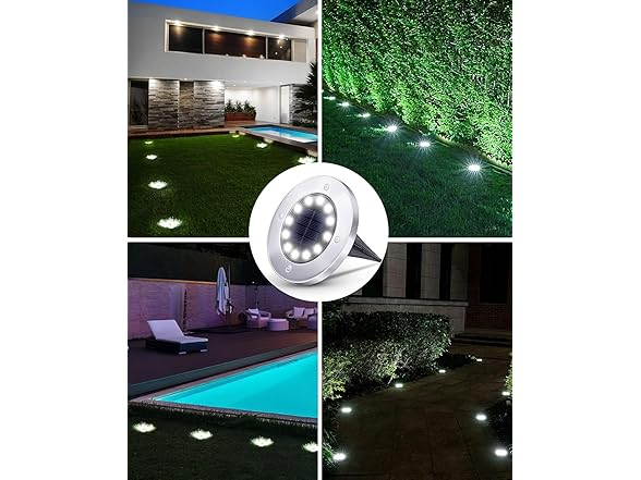 HOUSEOFLED Solar Ground Lights