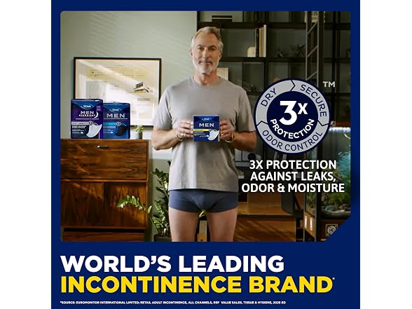 TENA | Men Maximum Guards 144 ct