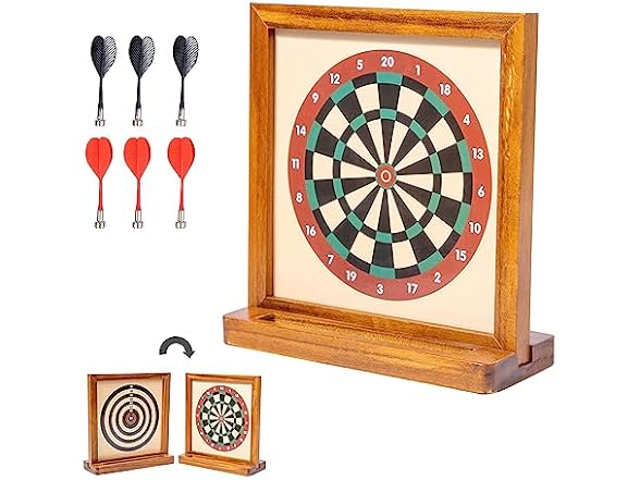LXGYPWIN Mini Dart Board for Kids