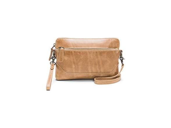 Frye womens Melissa Wristlet, Beige