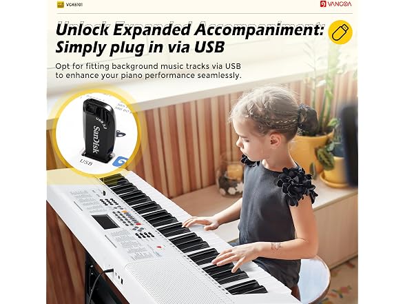 Vangoa 61 Key Keyboard Piano