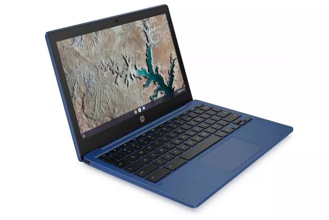 HP 11.6" Ash Gray Chromebook (Open Box) - Gallery 6