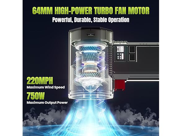 Oversize Turbo Dryer Blower for Car