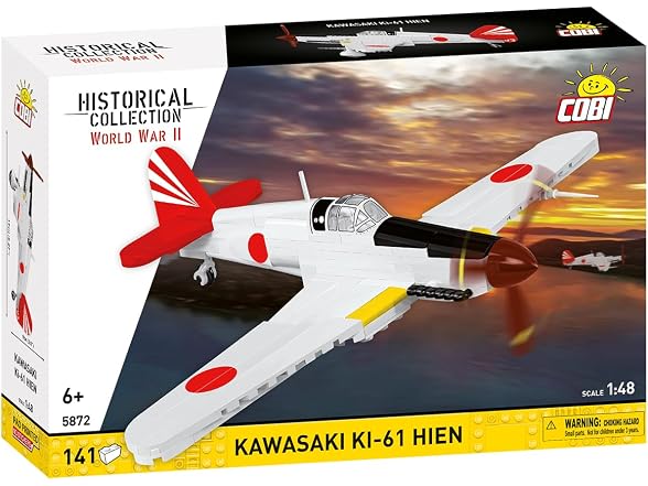 COBI WWII Kawasaki Ki-62 Hien Plane, 141 Pieces