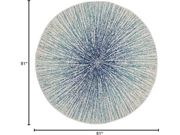 SAFAVIEH Evoke Rug 5'3 Round Abstract