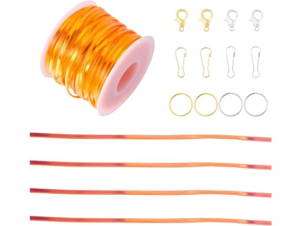 FASHEWELRY 27.34 Yards Lanyard String Flat