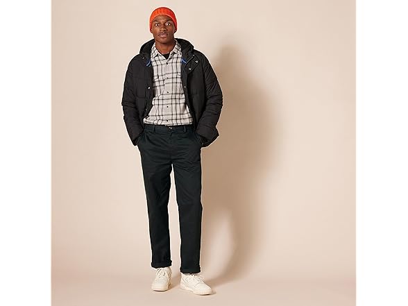 Amazon Essentials Men Classic-fit Flat-front Pant