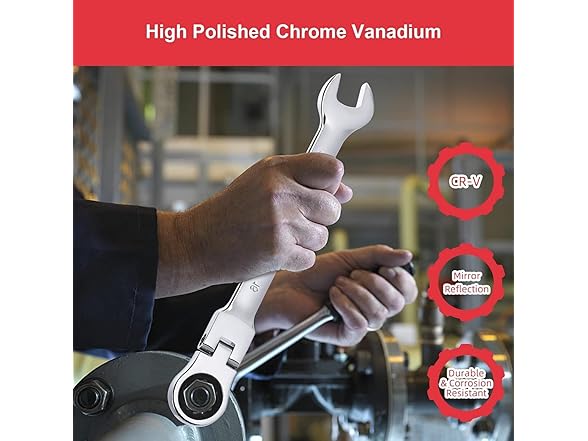 Towallmark Ratcheting Wrench Set 20pc