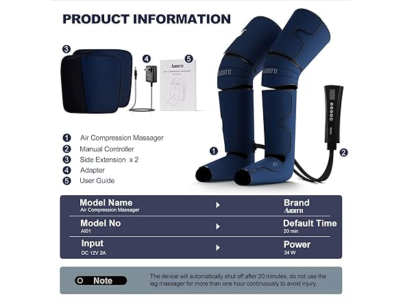 AICUTTI Air Compression Leg Massager