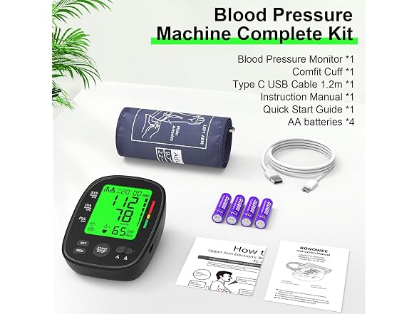 Ronowee Blood Pressure Monitor Upper