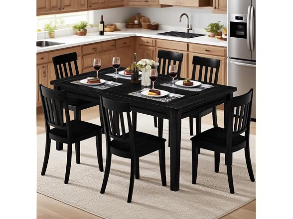 Haddockway Black 63"×39“ Board Game Table