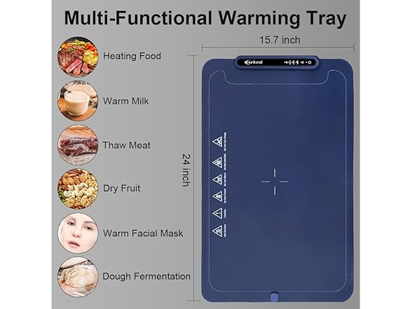 KOURILAND Extra-Large Food Warming Mat