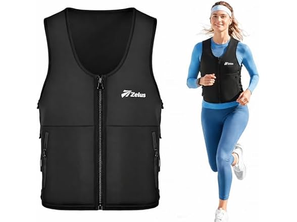 ZELUS Adjustable Weighted Vest 1-10lbs