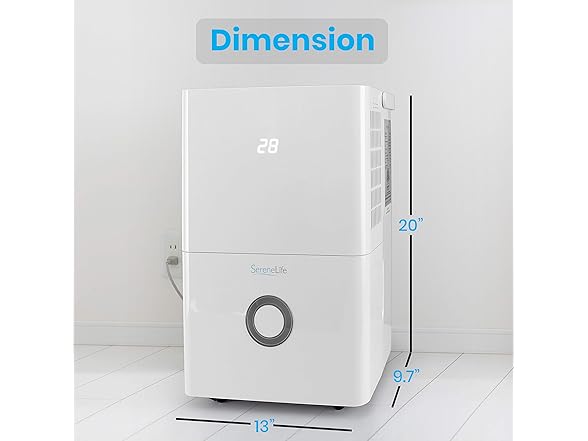 SereneLife 50-Pint Electric Home Compact