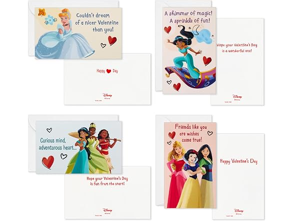 Hallmark Disney Princess Valentines Day Cards - Gallery 5