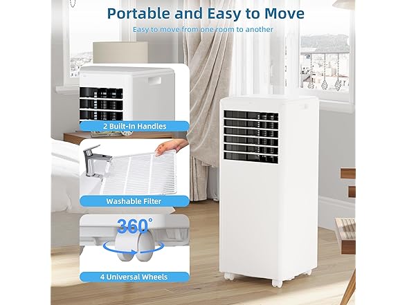 dainslef dainslef 8000 BTU Portable Air Condition