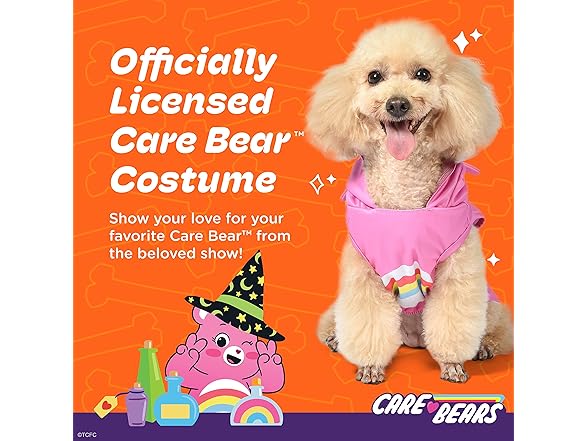 Care Bear for Pets Sleeveles Hoodie Dog Costume