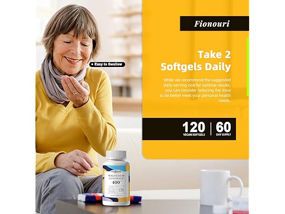 Magnesium Supplement Softgels,