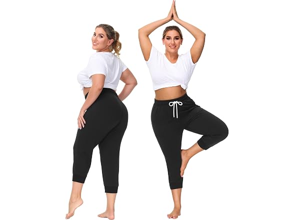 Specialmagic Women (3XL) Pack Capri 3XL Joggers