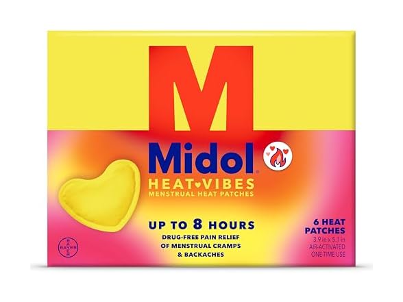 Midol | Heat Vibes Menstrual 6 Count